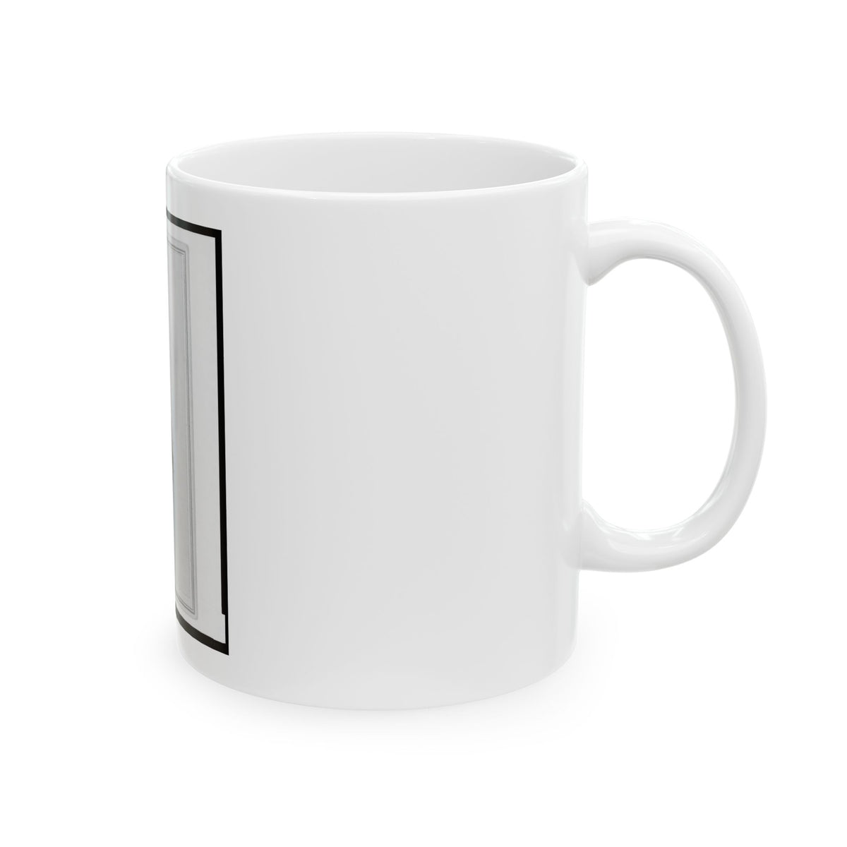 B. F. Sceva, Lt. Col., 10th N.Y. Cavalry Regiment, Head-And-Shoulders Portrait, Facing Right (U.S. Civil War) White Coffee Mug