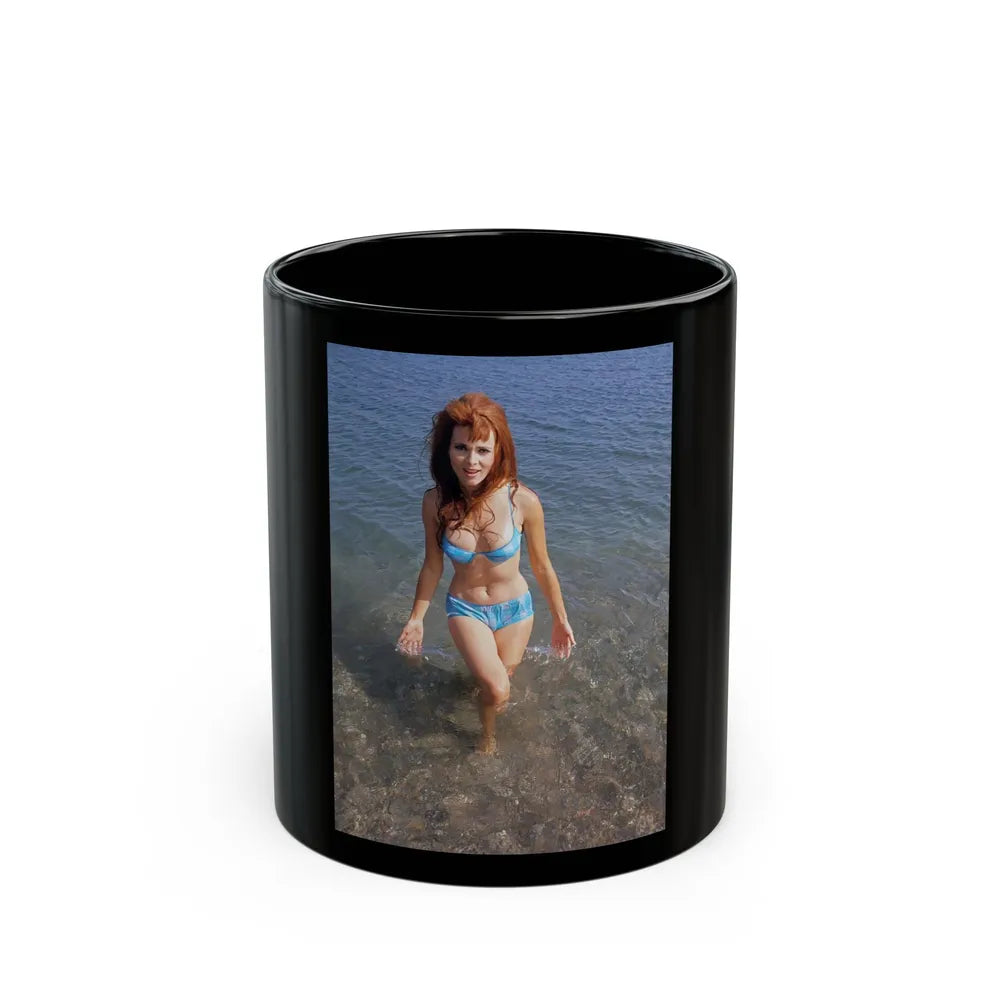 Gila Golan #93 (Vintage Female Icon) Black Coffee Mug-11oz-Go Mug Yourself