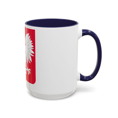 Coat of arms of Poland (1980-1990) - Accent Coffee Mug