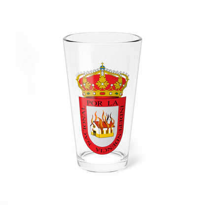Escudo de Algodonales (Spain) (Coat of Arms) Pint Glass 16oz