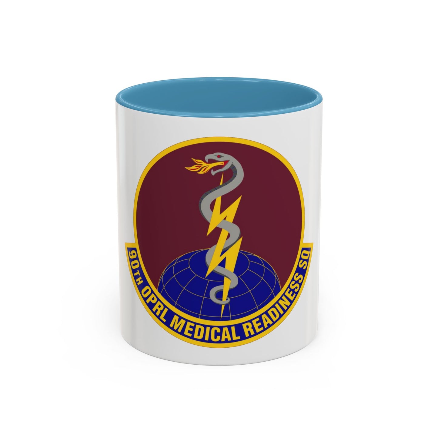 90 Operational Medical Readiness Squadron AFGSC (U.S. Air Force) Accent Coffee Mug