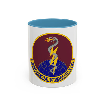 90 Operational Medical Readiness Squadron AFGSC (U.S. Air Force) Accent Coffee Mug