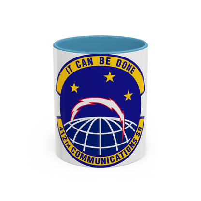 412th Communications Squadron (U.S. Air Force) Accent Coffee Mug