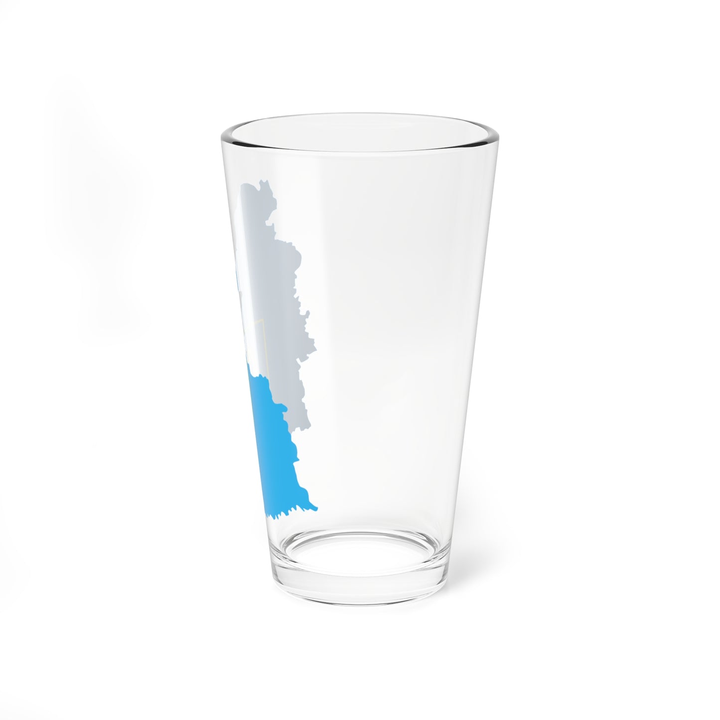 Flag-map of Sumy Oblast (Ukraine) Pint Glass 16oz