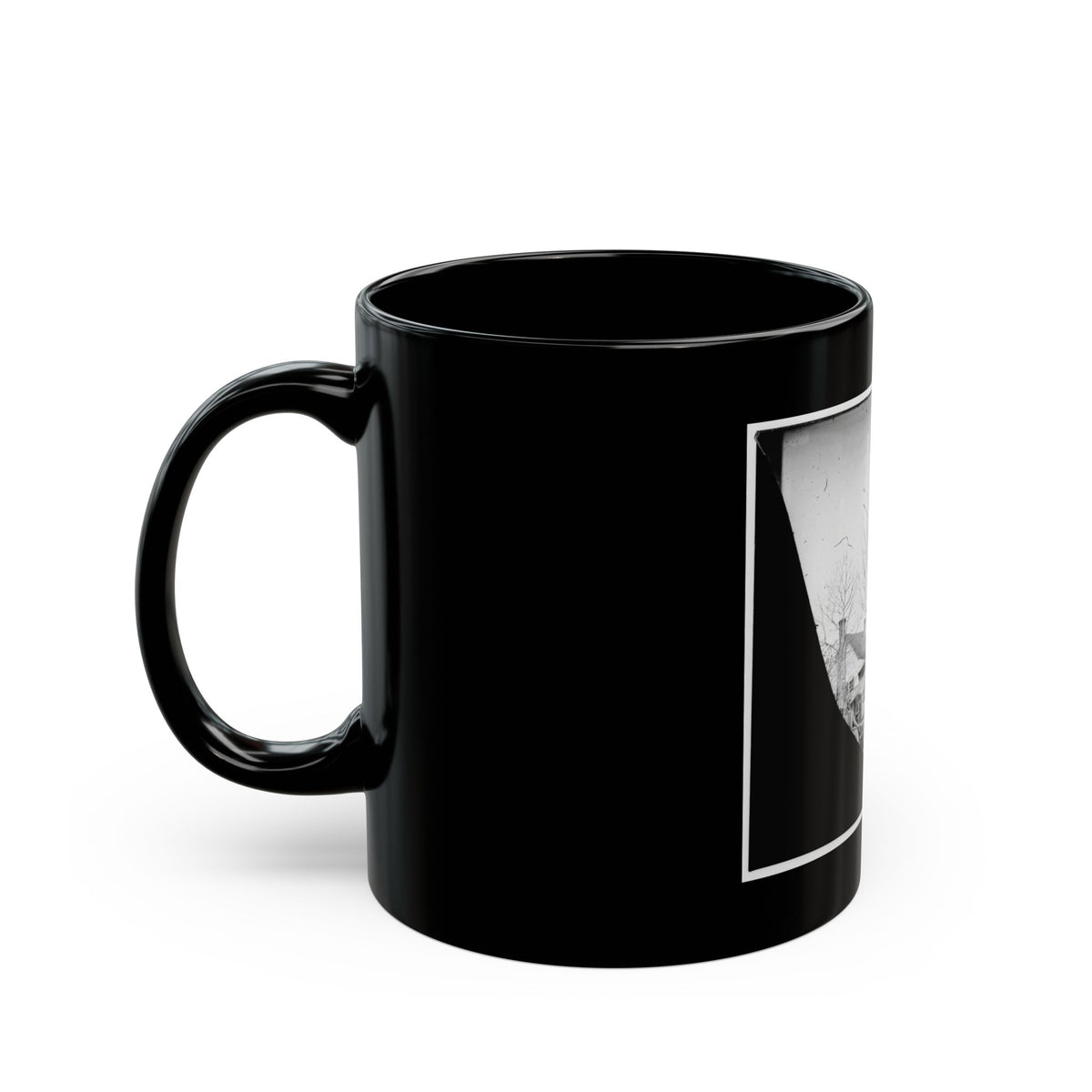 Unknown Location. Wagons And Camera Of Sam A. Cooley, U.S. Photographer, Department Of The South (U.S. Civil War) Black Coffee Mug