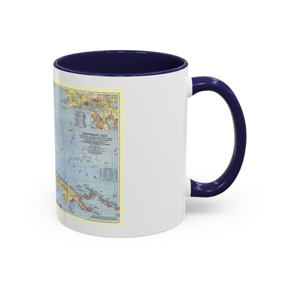 Asia - Southeast (1944) (Map) Accent Coffee Mug