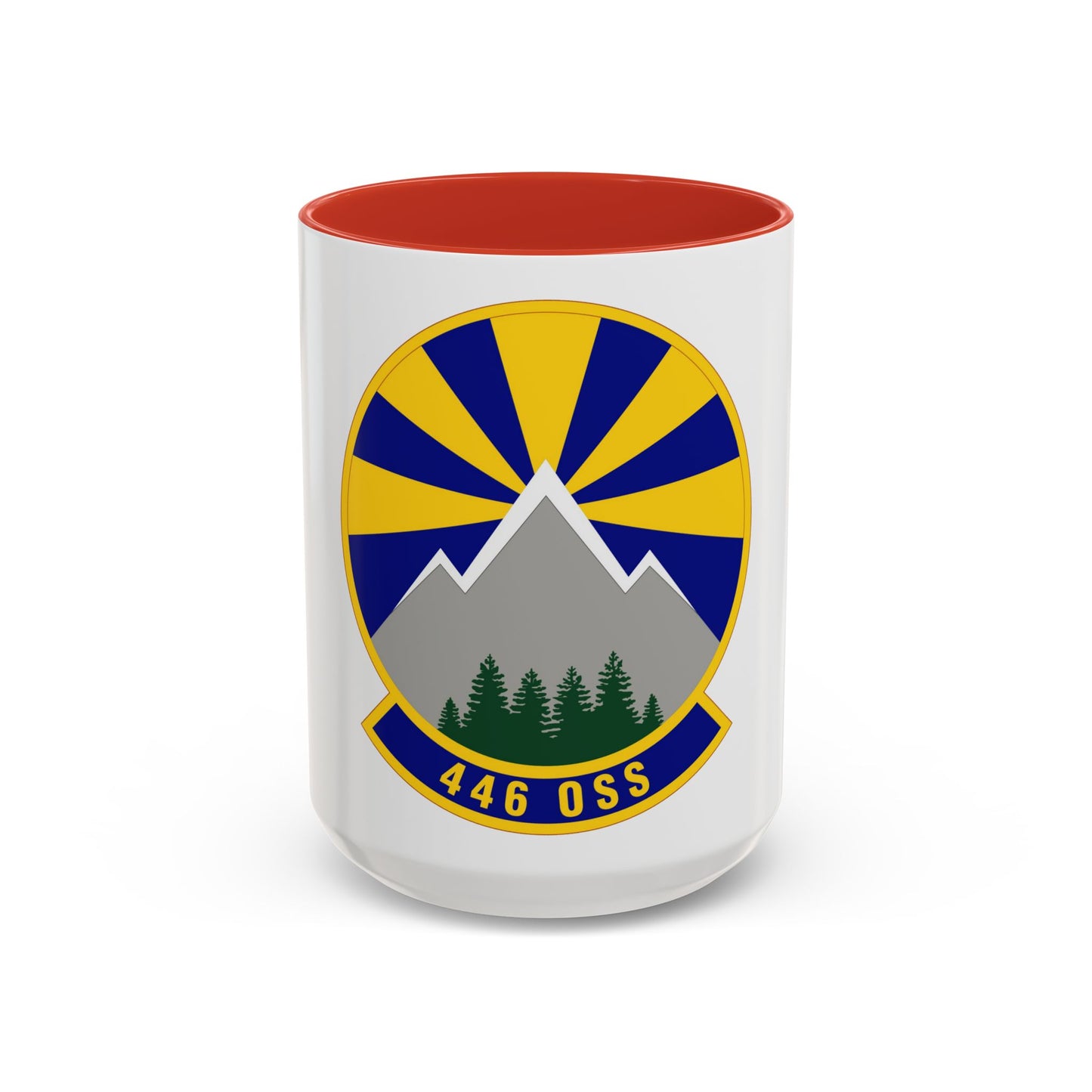 446 Operations Support Squadron (U.S. Air Force) Accent Coffee Mug