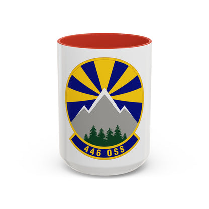 446 Operations Support Squadron (U.S. Air Force) Accent Coffee Mug