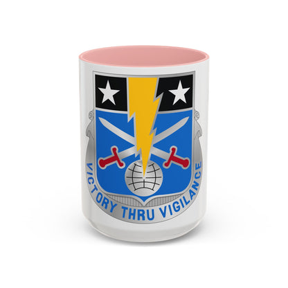 108 Military Intelligence Battalion (U.S. Army) Accent Coffee Mug