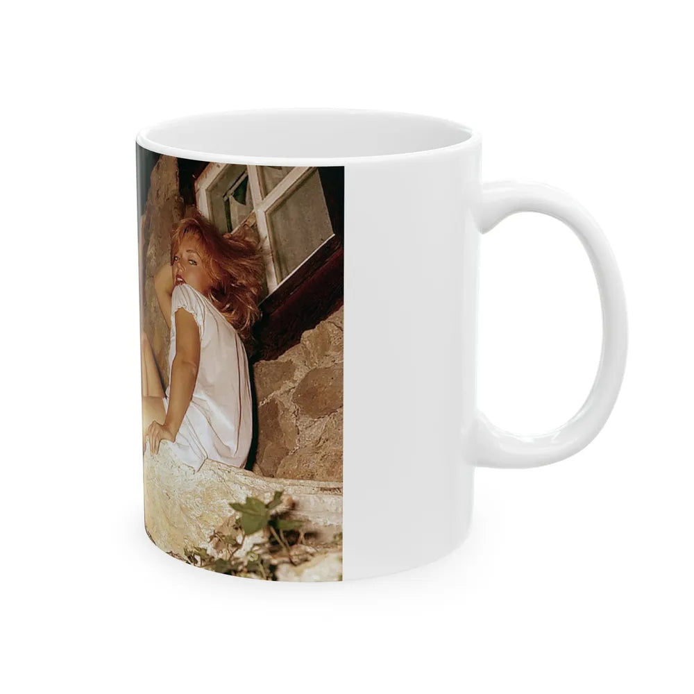 Yvette Vickers #46 - Playboy 1959 Photo (Vintage Female Icon) White Coffee Mug-Go Mug Yourself