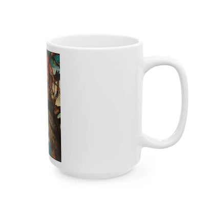 Calling the Buck - White Coffee Mug-Go Mug Yourself