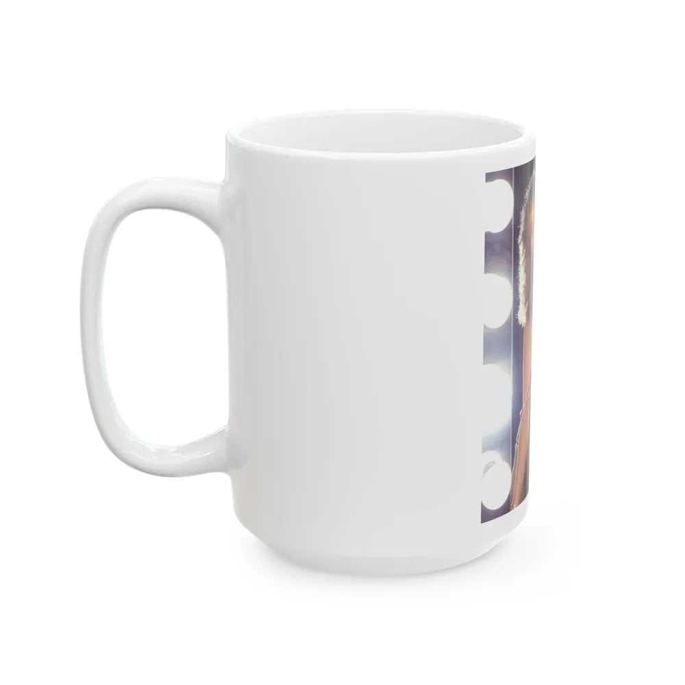 Linda Blair #268 - Partially Topless (Vintage Female Icon) White Coffee Mug-Go Mug Yourself