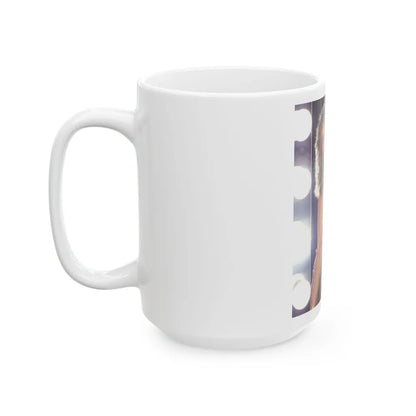 Linda Blair #268 - Partially Topless (Vintage Female Icon) White Coffee Mug-Go Mug Yourself