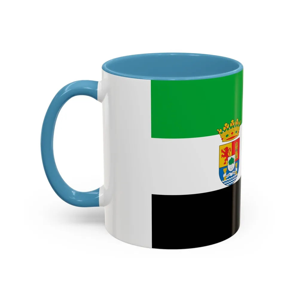 Flag of Extremadura Spain - Accent Coffee Mug-Go Mug Yourself