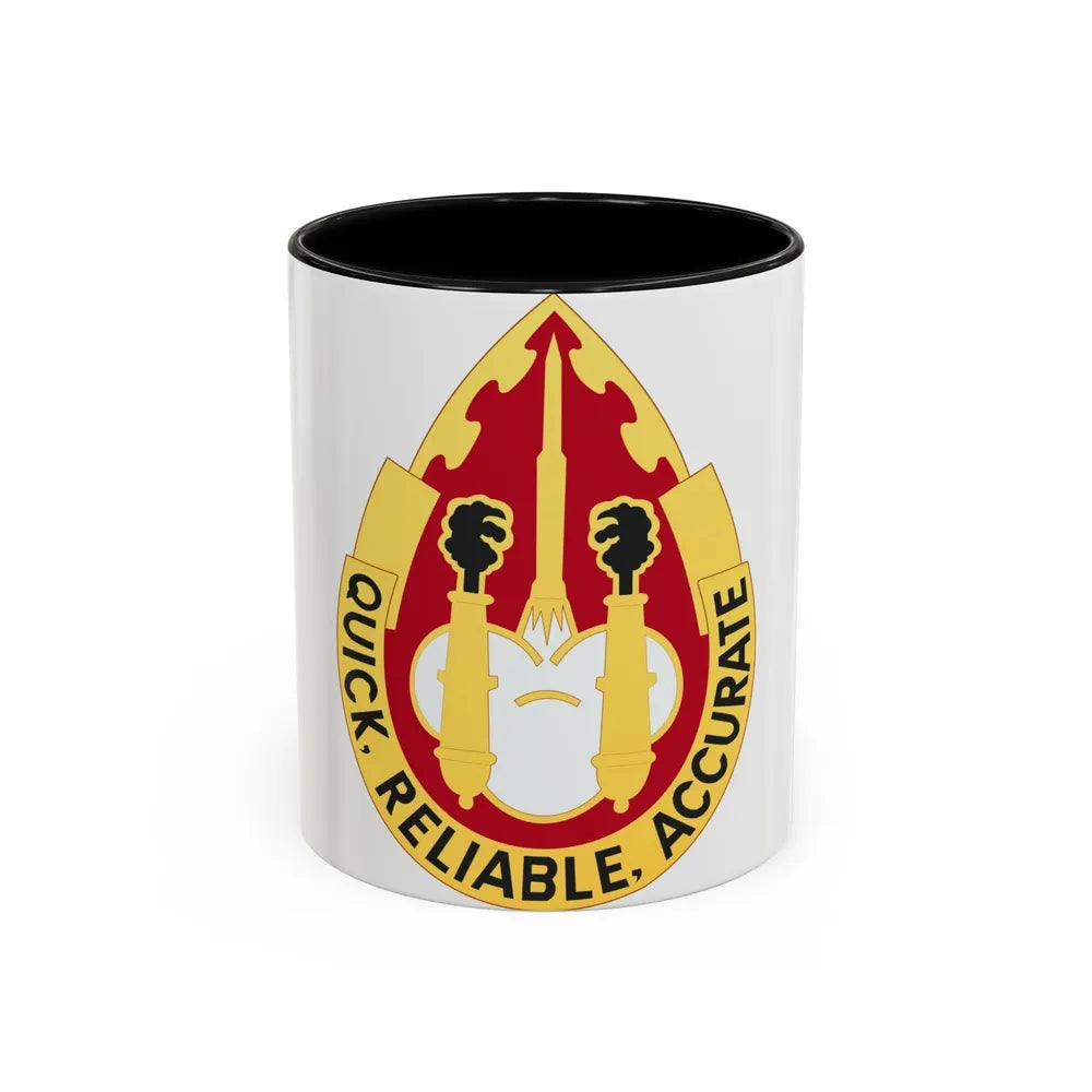 56th Artillery Group (U.S. Army) Accent Coffee Mug-11oz-Black-Go Mug Yourself