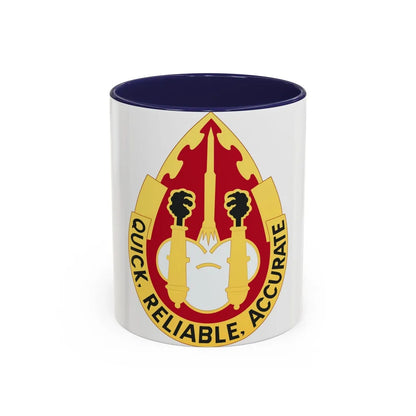 56th Artillery Group (U.S. Army) Accent Coffee Mug-11oz-Navy-Go Mug Yourself