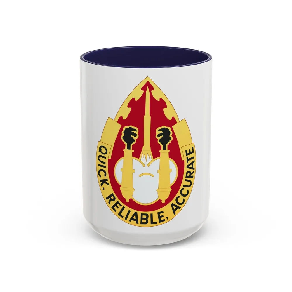 56th Artillery Group (U.S. Army) Accent Coffee Mug-15oz-Navy-Go Mug Yourself