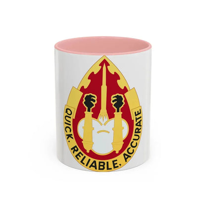 56th Artillery Group (U.S. Army) Accent Coffee Mug 11oz Pink - Go Mug Yourself