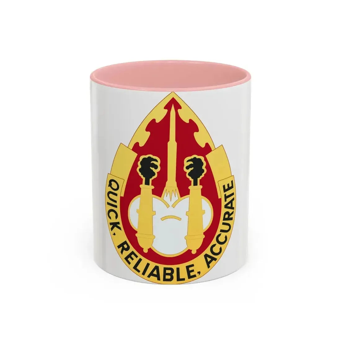 56th Artillery Group (U.S. Army) Accent Coffee Mug 11oz Pink - Go Mug Yourself