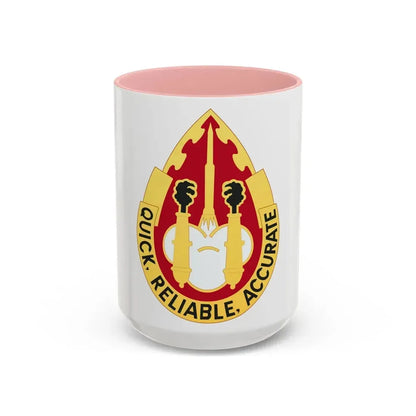 56th Artillery Group (U.S. Army) Accent Coffee Mug 15oz Pink - Go Mug Yourself
