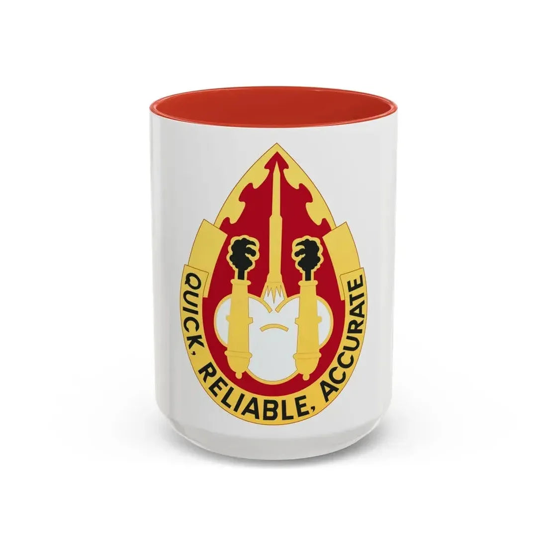 56th Artillery Group (U.S. Army) Accent Coffee Mug 15oz Red - Go Mug Yourself