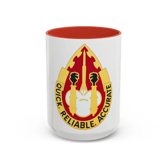 56th Artillery Group (U.S. Army) Accent Coffee Mug 15oz Red - Go Mug Yourself