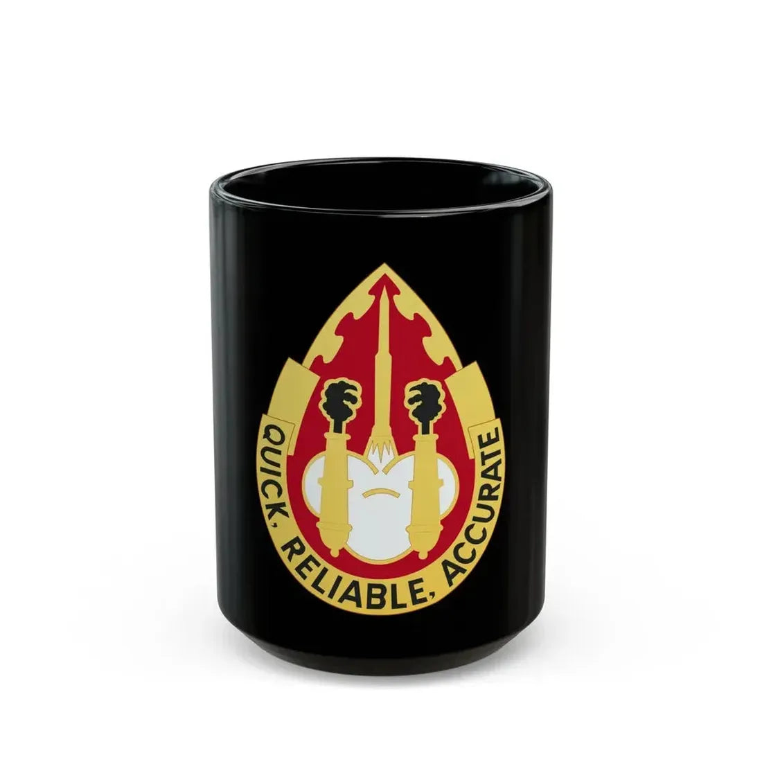 56th Artillery Group (U.S. Army) Black Coffee Mug 15oz - Go Mug Yourself
