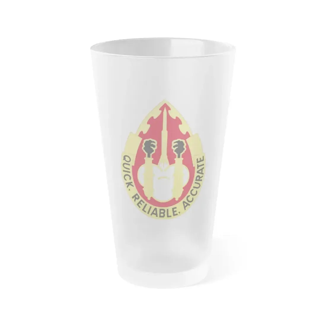 56th Artillery Group (U.S. Army) Frosted Pint Glass 16oz Default Title - Go Mug Yourself