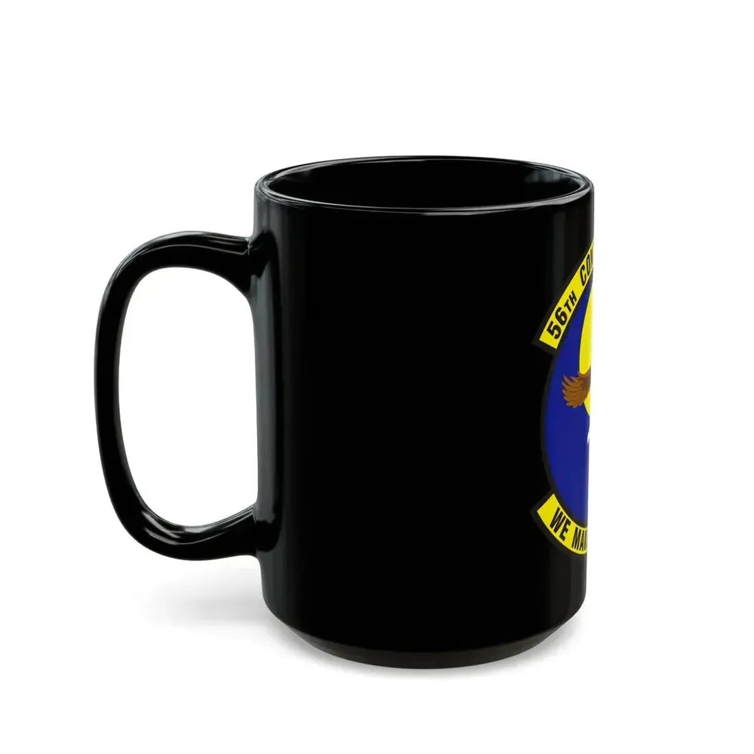56th Contracting Squadron (U.S. Air Force) Black Coffee Mug - Go Mug Yourself