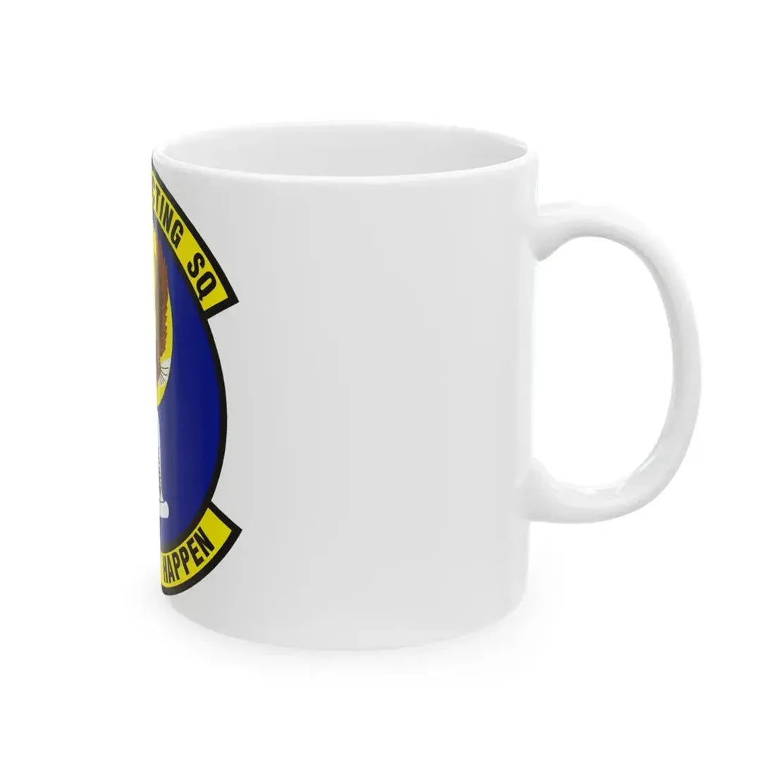 56th Contracting Squadron (U.S. Air Force) White Coffee Mug - Go Mug Yourself