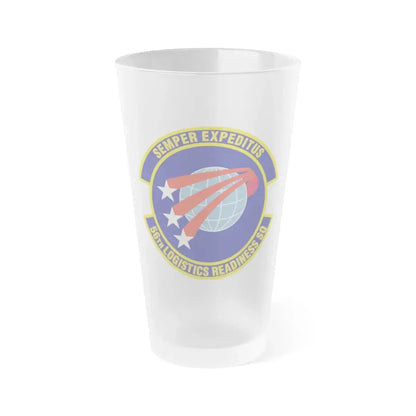 56th Logistics Readiness Squadron (U.S. Air Force) Frosted Pint Glass 16oz 16oz Frosted - Go Mug Yourself