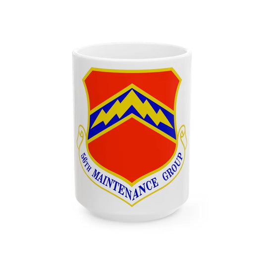 56th Maintenance Group (U.S. Air Force) White Coffee Mug-15oz-Go Mug Yourself