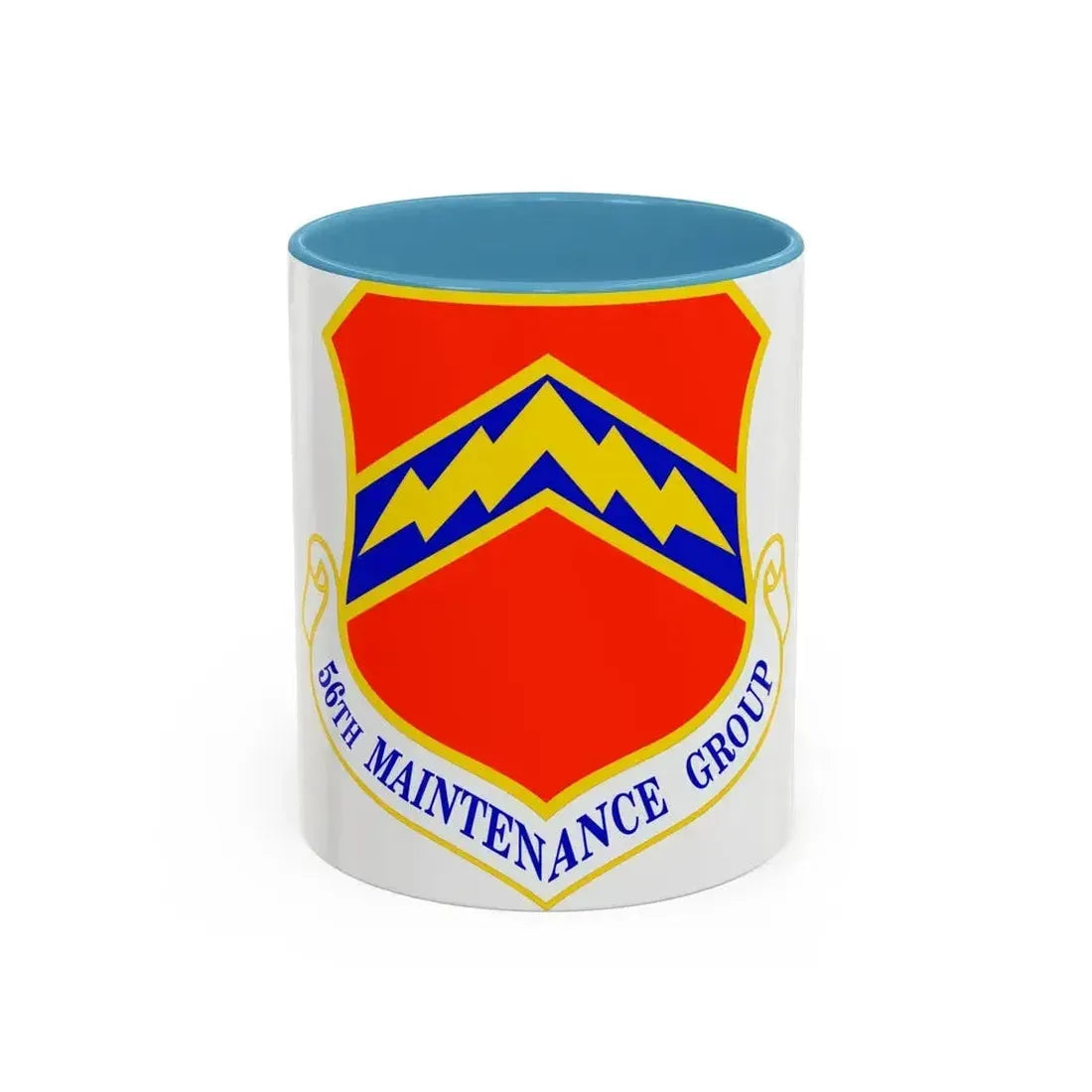 56th Maintenance Group (U.S. Air Force) Accent Coffee Mug 11oz Light Blue - Go Mug Yourself