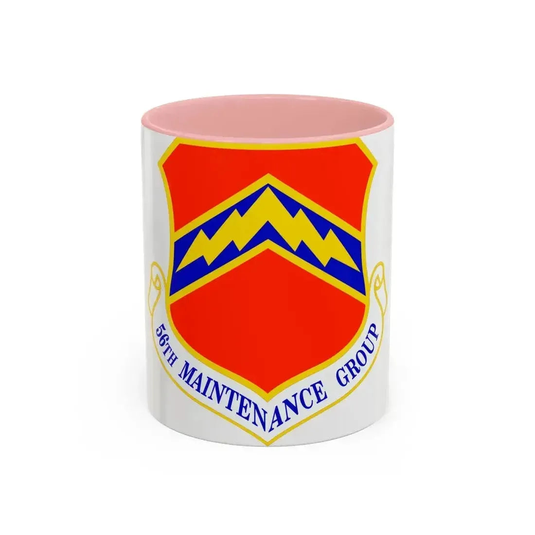 56th Maintenance Group (U.S. Air Force) Accent Coffee Mug 11oz Pink - Go Mug Yourself