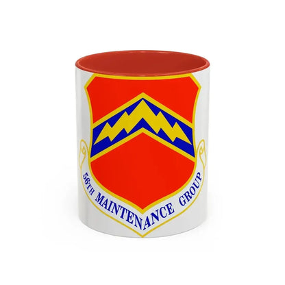 56th Maintenance Group (U.S. Air Force) Accent Coffee Mug 11oz Red - Go Mug Yourself