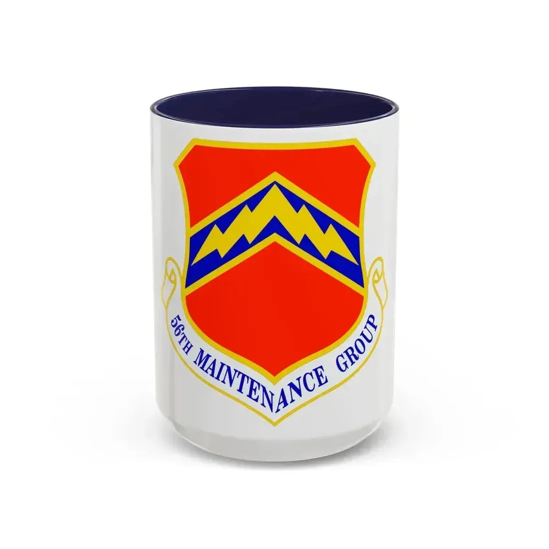 56th Maintenance Group (U.S. Air Force) Accent Coffee Mug 15oz Navy - Go Mug Yourself