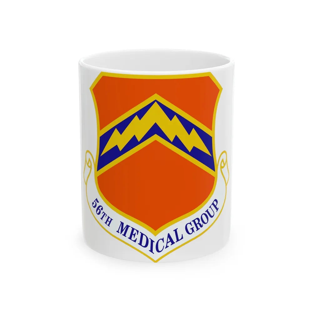 56th Medical Group (U.S. Air Force) White Coffee Mug-11oz-Go Mug Yourself