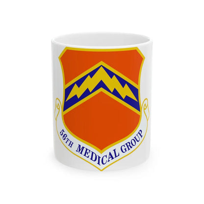 56th Medical Group (U.S. Air Force) White Coffee Mug-11oz-Go Mug Yourself