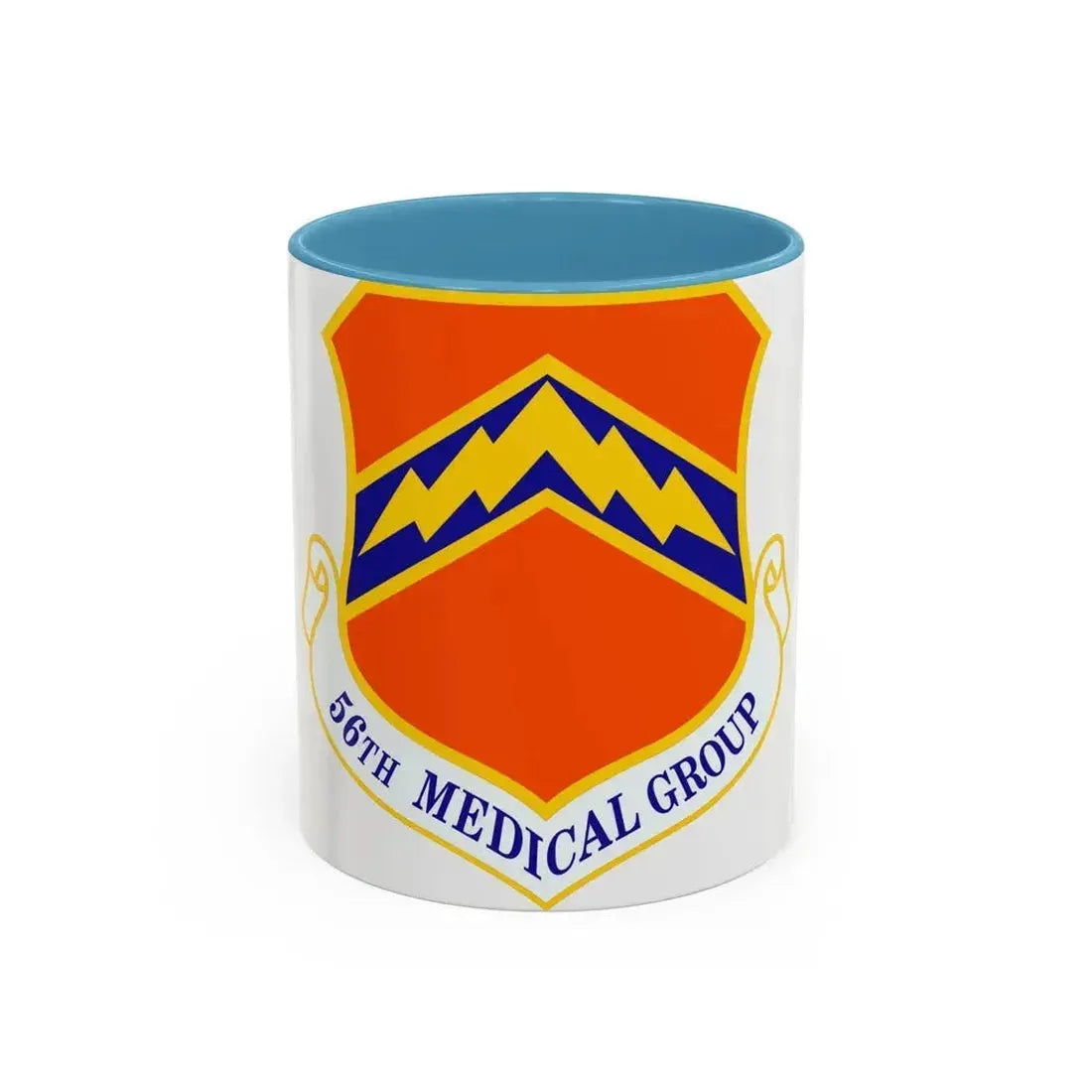 56th Medical Group (U.S. Air Force) Accent Coffee Mug 11oz Light Blue - Go Mug Yourself