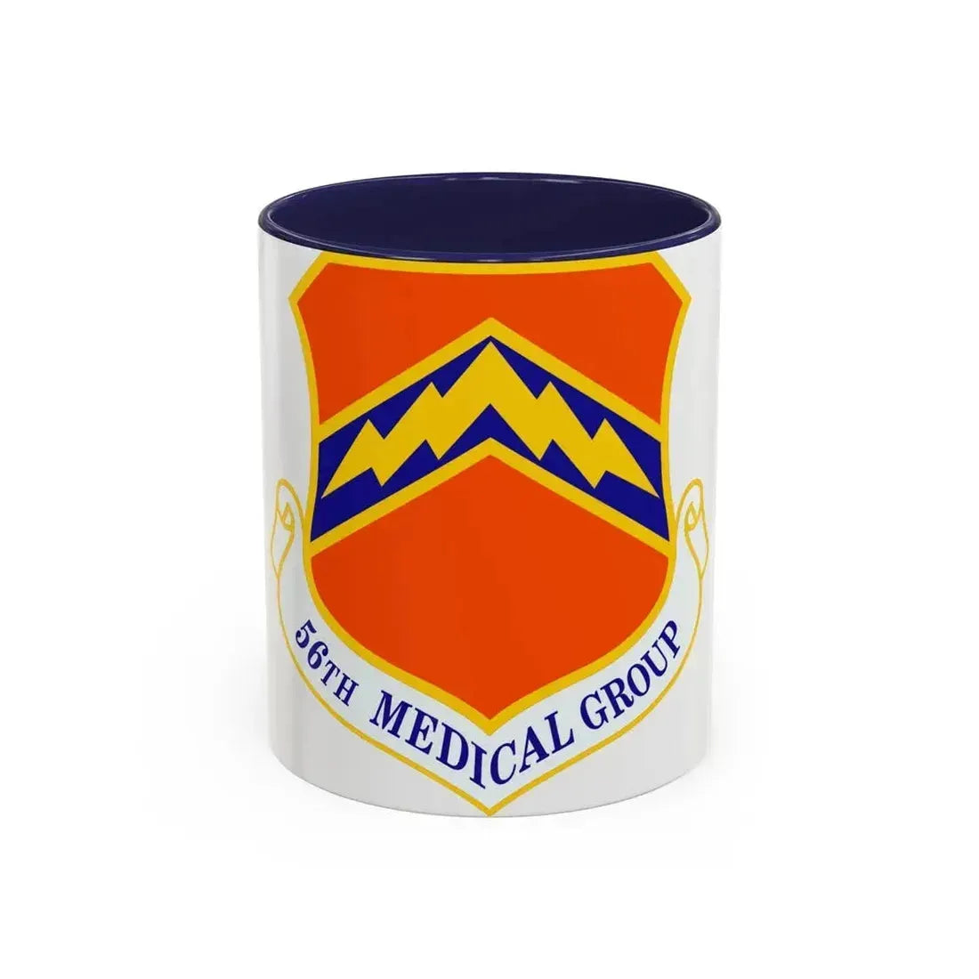 56th Medical Group (U.S. Air Force) Accent Coffee Mug 11oz Navy - Go Mug Yourself