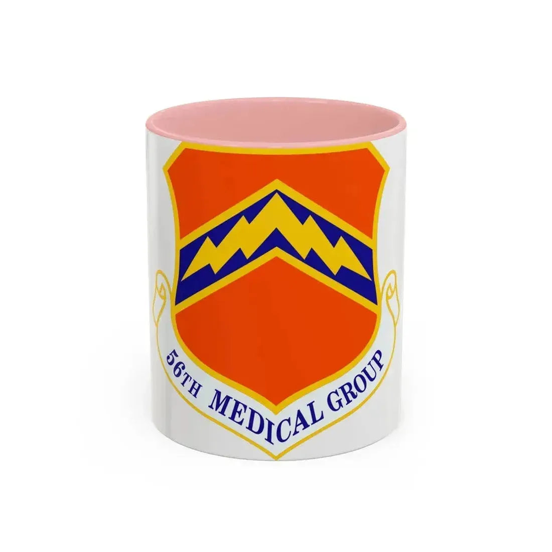 56th Medical Group (U.S. Air Force) Accent Coffee Mug 11oz Pink - Go Mug Yourself