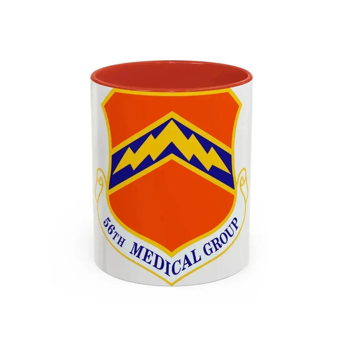 56th Medical Group (U.S. Air Force) Accent Coffee Mug 11oz Red - Go Mug Yourself