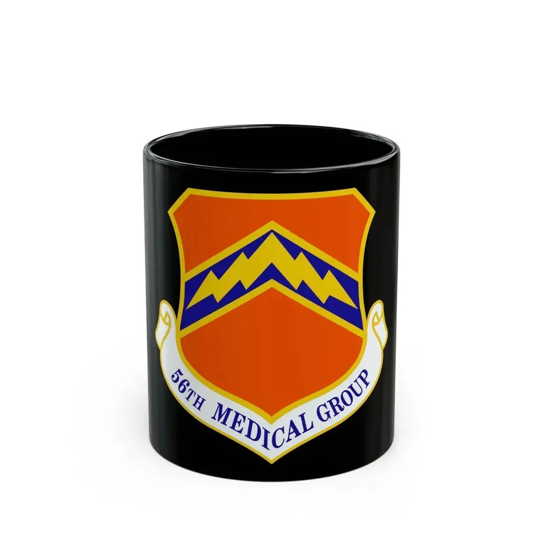 56th Medical Group (U.S. Air Force) Black Coffee Mug - Go Mug Yourself