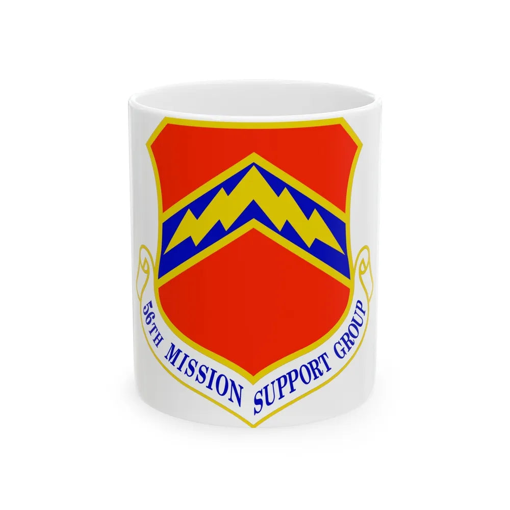 56th Mission Support Group (U.S. Air Force) White Coffee Mug-11oz-Go Mug Yourself