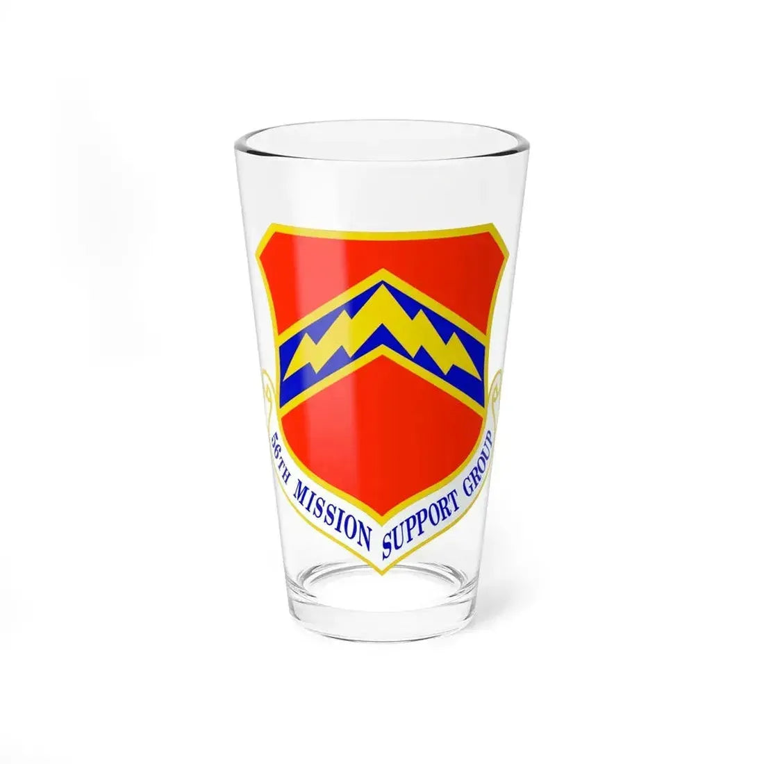56th Mission Support Group (U.S. Air Force) Pint Glass 16oz 16oz - Go Mug Yourself
