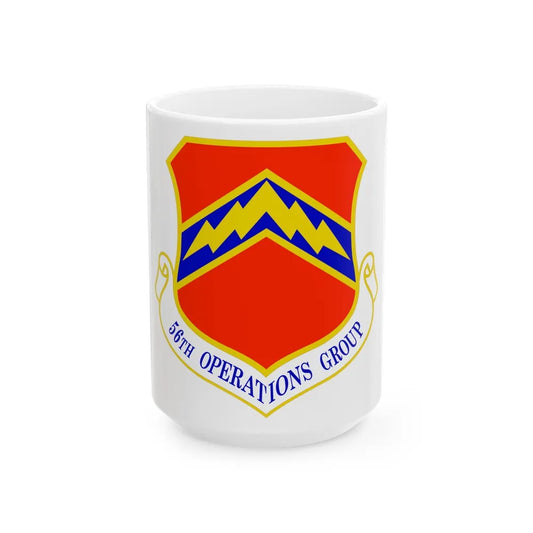 56th Operations Group (U.S. Air Force) White Coffee Mug-15oz-Go Mug Yourself