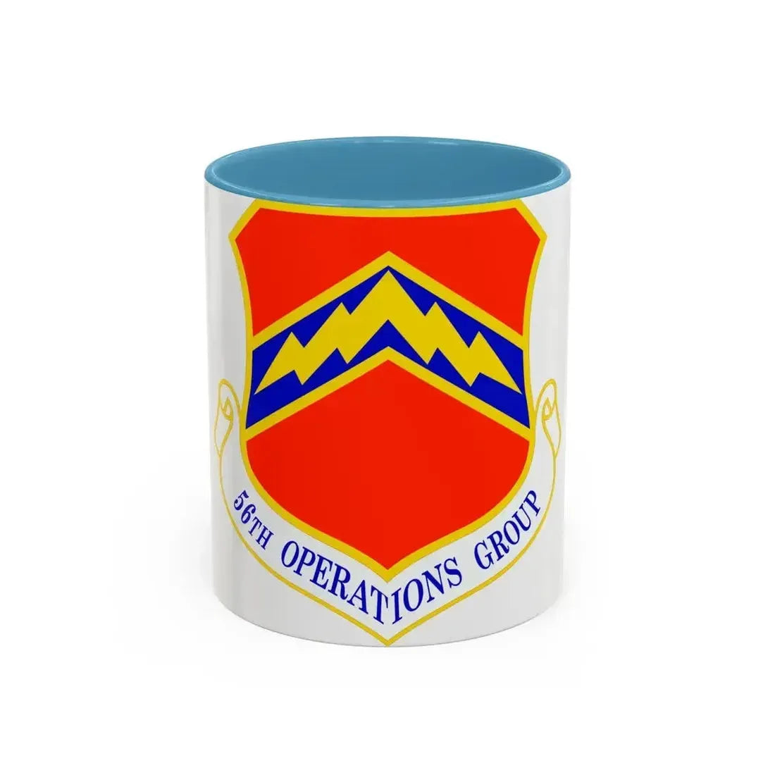 56th Operations Group (U.S. Air Force) Accent Coffee Mug 11oz Light Blue - Go Mug Yourself