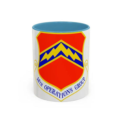 56th Operations Group (U.S. Air Force) Accent Coffee Mug 11oz Light Blue - Go Mug Yourself