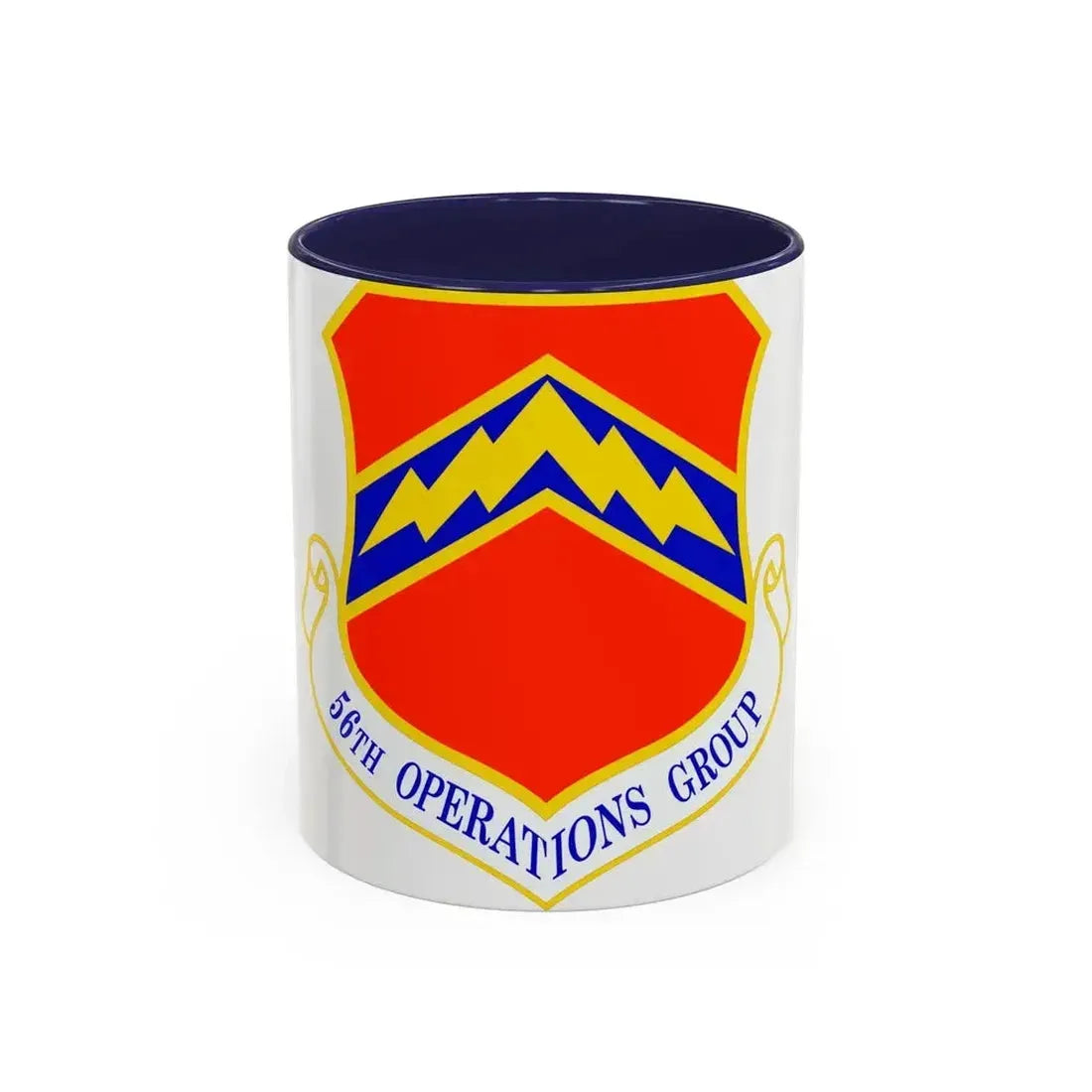 56th Operations Group (U.S. Air Force) Accent Coffee Mug 11oz Navy - Go Mug Yourself