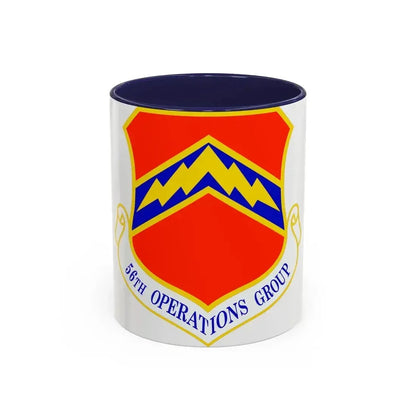 56th Operations Group (U.S. Air Force) Accent Coffee Mug 11oz Navy - Go Mug Yourself